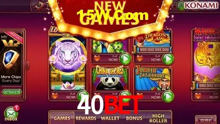 Recursos de Bônus 40Bet